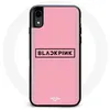 Image de Coque pour Iphone XS Blackpink Groupe de K-pop Logo Fond Rose Maniacase