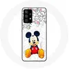 Image de Coque pour Samsung Galaxy A13 4G / A13 4G Lite Mickey Mouse Fleurs Coeurs Maniacase