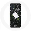 Image de Coque pour Samsung Galaxy A13 4G / A13 4G Lite Music clé de sol Maniacase