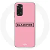 Image de Coque pour Xiaomi Redmi Note 11 4G Blackpink Groupe de K-pop Logo Fond Rose Maniacase