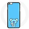 Image de Coque pour Iphone 5 Bangtan BTS BT21 Koya RM Fond Bleu Maniacase