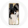 Image de Coque pour Samsung Galaxy A13 4G / A13 4G Lite Épagneul japonais Noir et Blanc Race de chiens Maniacase
