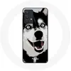 Image de Coque pour Samsung Galaxy A13 4G / A13 4G Lite Husky de Sibérie Yeux Bleus Maniacase