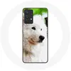 Image de Coque pour Samsung Galaxy A13 4G / A13 4G Lite Chien Samoyède Blanc Maniacase