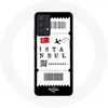 Image de Coque pour Samsung Galaxy A13 4G / A13 4G Lite Billet d'avion Istanbul Turquie Maniacase
