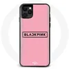 Image de Coque pour Iphone 11 Blackpink Groupe de K-pop Logo Fond Rose Maniacase