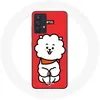 Image de Coque pour Samsung Galaxy A13 5G BTS Bangtan Garçons BT21 RJ de Jin Fond Rouge Maniacase