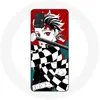 Image de Coque pour Samsung Galaxy A71 Tanjiro Demon Slayer Kimetsu no Yaiba Anime Maniacase