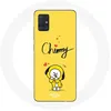 Image de Coque pour Samsung Galaxy A71 BTS Bangtan Garçons BT21 Chimmy Jimin Fond Jaune Maniacase