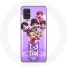 Image de Coque pour Samsung Galaxy A51 5G BTS TinyTAN Animation Affiche RM Jin Suga J-Hope Jimin Jungkook Et V Maniacase