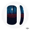 Image de Souris Sans Fil Stranger Things logo Fond Bleu de la saison 2 Maniacase