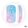 Image de Souris Sans Fil Fond bleu rose Maniacase