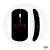 Image de Souris Sans Fil Elite Saison 5 Logo Rouge Fond Noir Maniacase