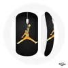 Image de Souris Sans Fil Air michael jordan logo jaune Maniacase