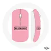 Image de Souris Sans Fil Blackpink Groupe de K-pop Logo Fond Rose Maniacase