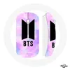Image de Souris Sans Fil Bangtan Sonyeondan BTS Logo Fond Abstraite Violet Bleu Rose Maniacase