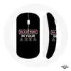 Image de Souris Sans Fil Blackpink in Your Area Logo Rose Fond Noir Maniacase