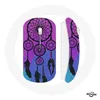 Image de Souris Sans Fil Attrape Rêve Noir Fond Bleu et Violet Maniacase