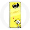 Image de Coque pour Samsung Galaxy S8 BTS Bangtan BT21 Chimmy Jimin Fond Jaune Maniacase