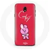 Image de Coque pour Samsung Galaxy J3 2017 BTS Bangtan Garçons BT21 Cooky Fond Rouge Maniacase