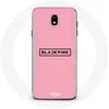Image de Coque pour Samsung Galaxy J5 2017 Blackpink Groupe de K-pop Logo Fond Rose Maniacase
