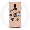 Image de Coque pour Samsung Galaxy S5 BTS TinyTAN Animation Affiche RM Jin Suga J-Hope Jimin V Et Jungkook Maniacase