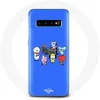 Image de Coque pour Samsung Galaxy S10 Tata Chimmy Cooky Rj Koya Shooky Et Mang Jouent De la musique Fond Bleu Maniacase