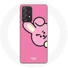 Image de Coque pour Samsung Galaxy A52 BTS Bangtan Garçons BT21 Cooky Fond Rose Maniacase