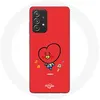 Image de Coque pour Samsung Galaxy A33 5G BTS Bangtan Garçons BT21 TATA V Fond Rouge Maniacase