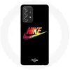 Image de Coque pour Samsung Galaxy A33 5G Nike Logo Couleur fond noir Maniacase