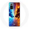 Image de Coque pour Xiaomi Redmi Note 10 Pro Loup de Glace et de feu Maniacase