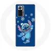 Image de Coque pour Xiaomi Redmi Note 10 Pro Stitch neige Noël bleu Maniacase