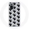 Image de Coque pour Xiaomi Redmi Note 10 Pro Fond de coeurs noirs Maniacase