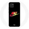 Image de Coque pour Samsung Galaxy A03 Nike Logo Couleur fond noir Maniacase
