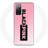 Image de Coque pour Samsung Galaxy S20 FE Blackpink Groupe de K-pop Logo Noir Rose Fond Rose Maniacase