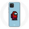Image de Coque pour Samsung Galaxy A03 Among Us jeu vidéo Fond bleu Maniacase