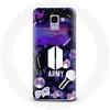 Image de Coque pour Samsung Galaxy A8 2018 Bangtan Sonyeondan Logo BTS Et Logo ARMY I Purple You Maniacase