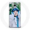Image de Coque pour Samsung Galaxy J6 2018 BTS Bangtan Sonyeondan Jimin neige Noël bleu Maniacase