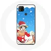Image de Coque pour Xiaomi Redmi 9C Anime One Piece Luffy Le jour de Noël 2023 Maniacase