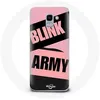 Image de Coque pour Samsung Galaxy A6 2018 BTS ARMY Et Blackpink Blink Rose Noir Maniacase