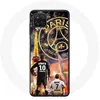 Image de Coque pour Samsung Galaxy A42 5G PSG Neymar et Mbappé Joyeux noël Maniacase