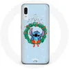 Image de Coque pour Samsung Galaxy A20e Stitch neige joyeux Noël bleu Maniacase