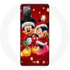 Image de Coque pour Samsung Galaxy S20 FE Mickey Mouse et Minnie Mouse le jour de Noël Maniacase