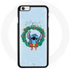 Image de Coque pour Iphone 8 Stitch neige joyeux Noël bleu Maniacase