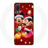 Image de Coque pour Samsung Galaxy A02 Mickey Mouse et Minnie Mouse le jour de Noël Maniacase