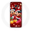 Image de Coque pour Samsung Galaxy S7 Mickey Mouse et Minnie Mouse le jour de Noël Maniacase