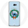Image de Coque pour Samsung Galaxy A5 2016 Stitch neige joyeux Noël bleu Maniacase