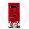 Image de Coque pour Samsung Galaxy S10 BTS Bangtan Garçons Fond Rouge Cadeau de Noël 2023 Maniacase
