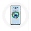 Image de Coque pour Samsung Galaxy J3 Stitch neige joyeux Noël bleu Maniacase
