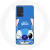 Image de Coque pour samsung galaxy A32 5G Stitch mignon fond bleu Maniacase